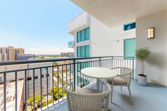 Private balcony