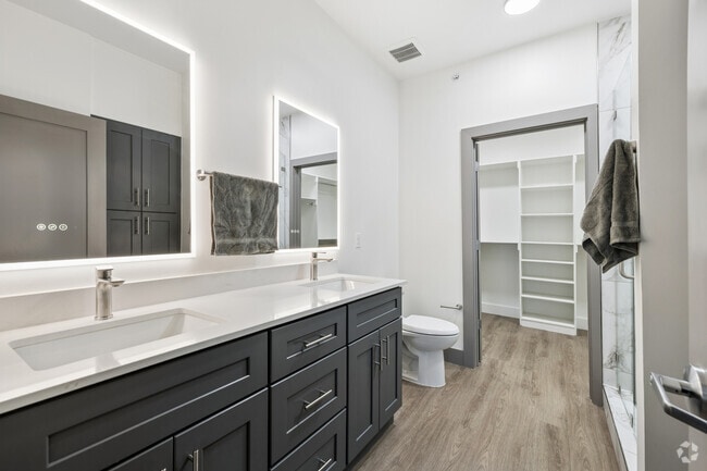 The Citadel 2BR, 2BA - 905SF - First Bathroom