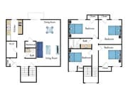 4 Bedroom / 1.5 Bath / 1350 Sq.Ft.
