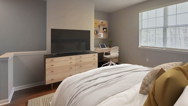 Bedroom with Hard Surface Flooring