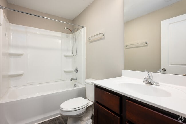 2BR, 2BA, Balcony - 1,184SF - Primary Bathroom - Woodland Heights of Greensboro