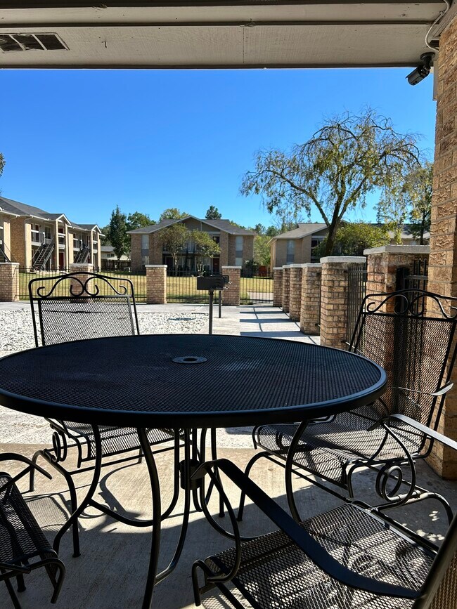 Pull up a chair while you grill.