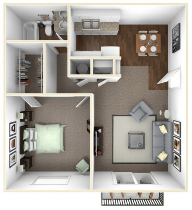 Floor Plan - 1b