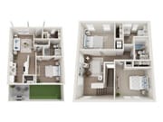 Mulberry floor plan Abrazo at Rice Hope