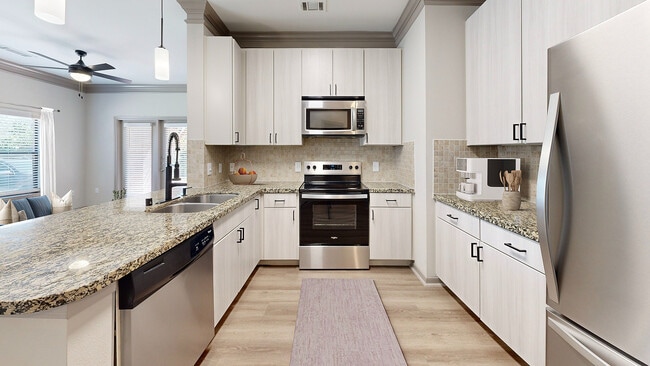 Newly Renovated Kitchen with Stainless Steel Appliances - Avenues at Craig Ranch Apartments