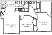 Two Bedroom Breezeway