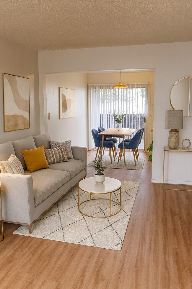 Living/Dining Room - Las Palmas Apartments