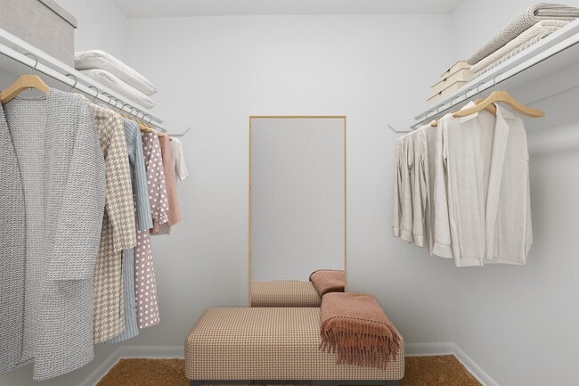 Embrace organized living with spacious closets at Fairway Apartments. Enjoy stylish storage solutions that enhance your daily routine. Ready to elevate your lifestyle? Schedule a visit today!
