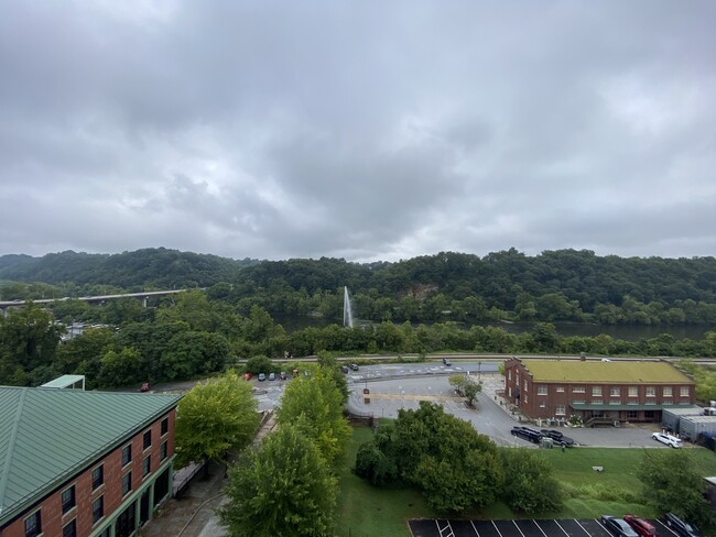 View of James River and downtownfrom apartment - 901 Jefferson St Apartment Unit 6I