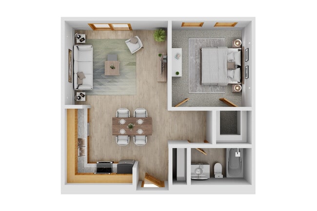 585 Sq Ft - Wessex Apartments