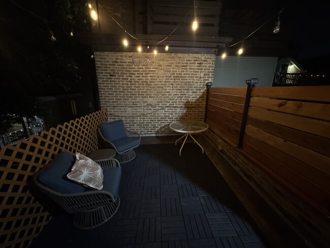 Private porch area for the unit - 4432 N Nagle Ave Unit RB