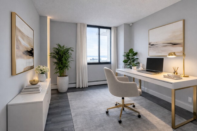 Acogedor estudio u oficina - Riverview Tower Apartments