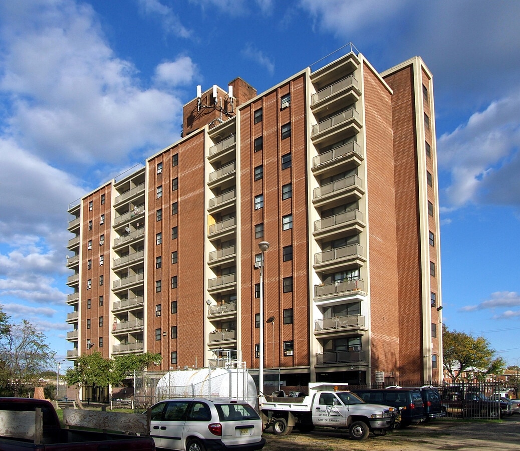 View from the west - Kennedy Tower Apartments