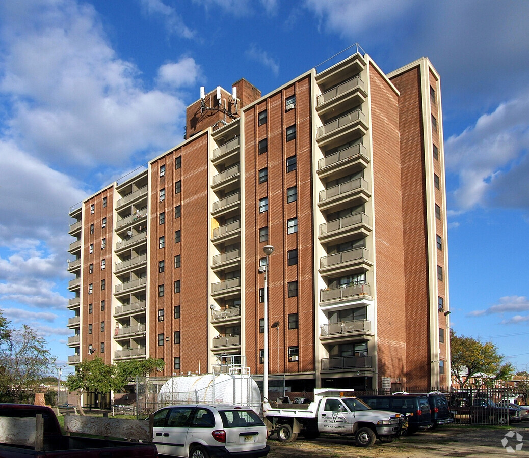 View from the west - Kennedy Tower Apartments
