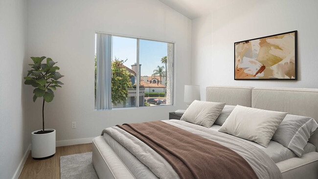 Bedroom with Hard Surface Flooring