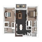 B1 3D Floor plan