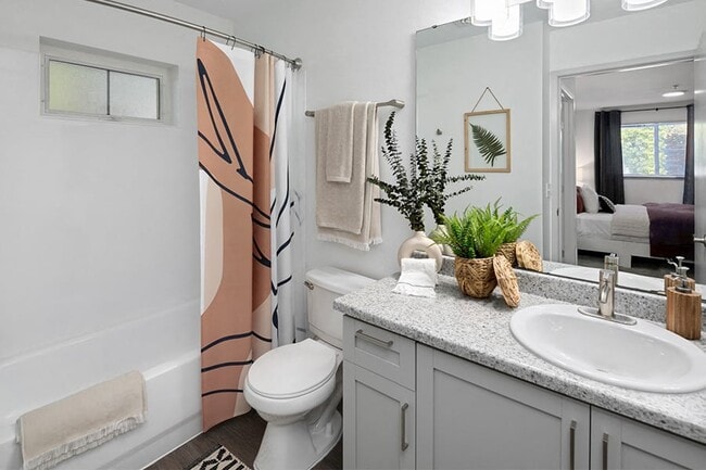 Large bathroom attached to main bedroom