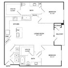 B1-HC | 2x2 | 1160 sf