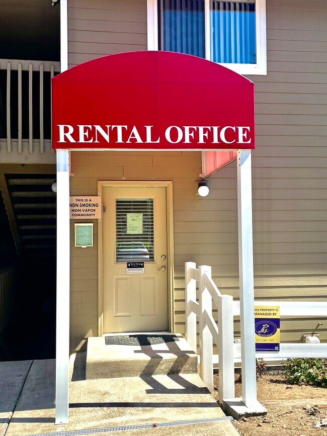 Office entry door
