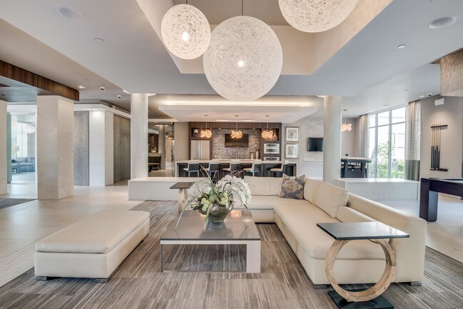 Grand resident forum with lounge seating