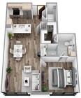 D - 1 Bedroom / 1 Bath