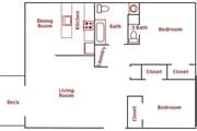 2BR/1.5BA