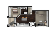 2-Bedroom Townhome | 2nd Floor