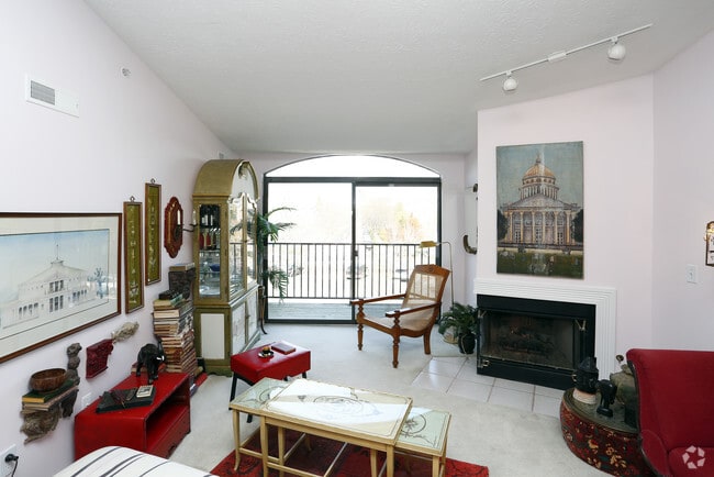 Living Room with Fireplace