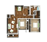 2 Bedroom 1 Bath Washer Dryer connections