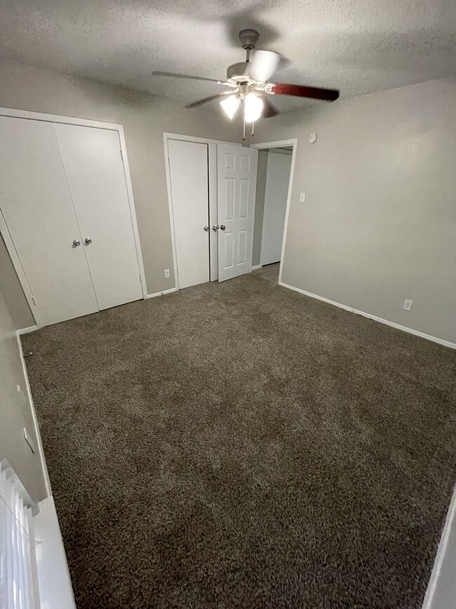 Bedroom with double closet