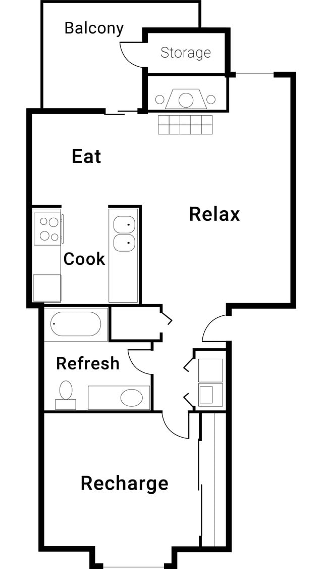 Alpine 1 Bed 1 Bath - The Lucent