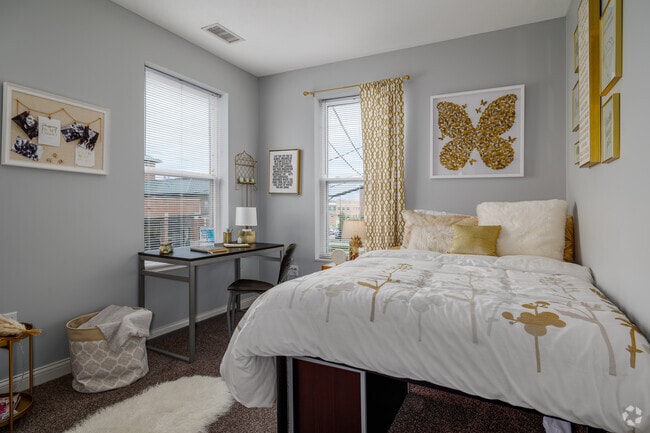 Corner - 4BR, 2BA - 1,282SF - Bedroom Three