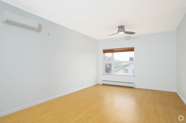2BR, 2BA - 1,208SF - Living Room - Packard Lofts