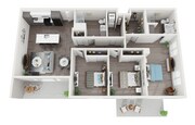 3X2 B floor plan Mercato Grove
