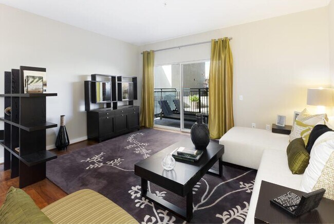 French windows in living room - 20 S 2nd St Unit 232