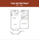 The Secretriat 1BR/1BA