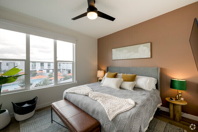 2BA, 2.5BR - 1,264SF - Primary Bedroom