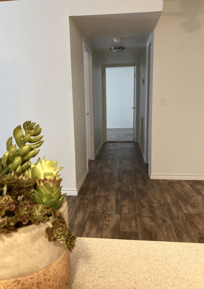 Beautiful wood-like flooring - The Trails Apartments