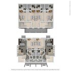 3 Bed Duplex Upper Deck 3D Floorplan