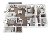 C1 floor plan Grove Central Residences