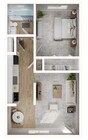 1x1 Floor Plan