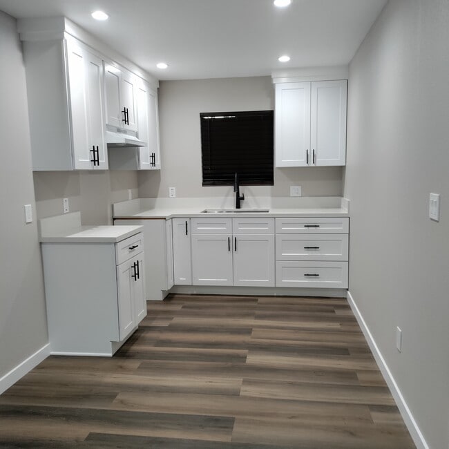 new cabinets and nice counter top - 110 E 76th Pl Unit 110