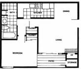 1BR/1BA