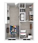 A3 | 1x1 | 627 sq ft