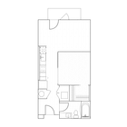 The Oslo - S1, Studio Floor Plan