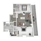 Back Bay Suite (2x2) - 3D Furnished