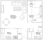 1BR/1BA