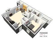 Una habitación / un baño