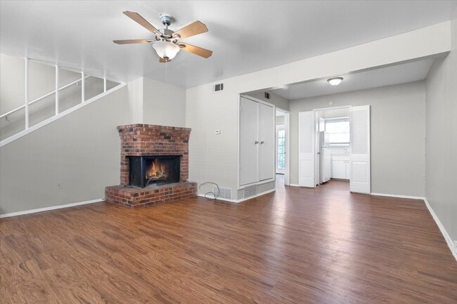 Living Room with Fireplace