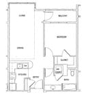 1BR/1BA